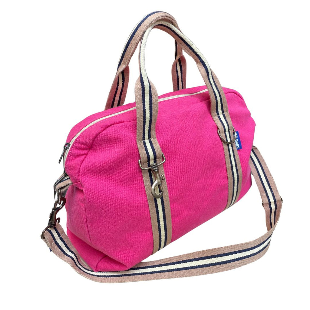 Office Bag tessuto fucsia + manico 20