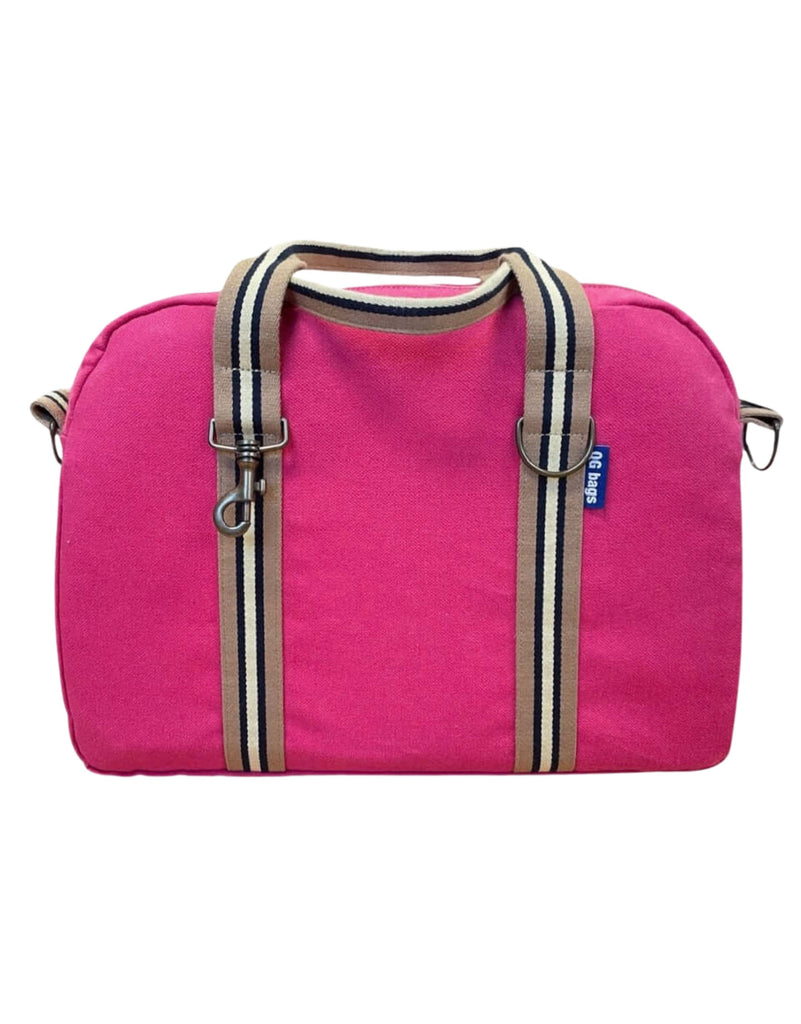 OFFICE fuchsia cotton + handle 20