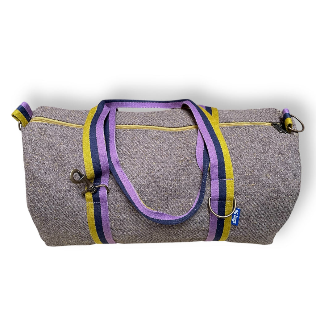 CITY tessuto vintage melange beige/senape + manico 87