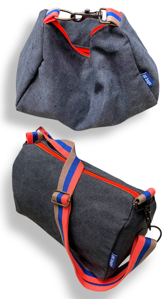 CROSS BAG tessuto grigio scuro + tracolla 25