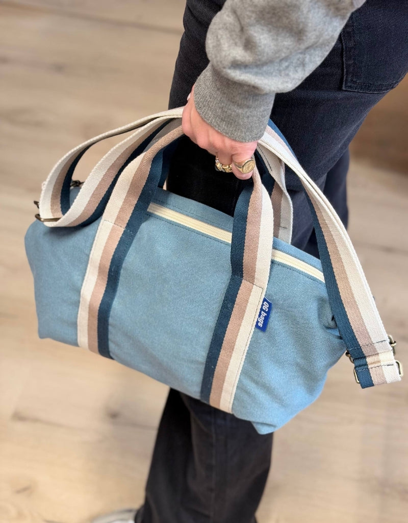 GRESSINA tessuto azzurro + manico 98