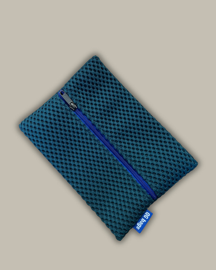 SOGLIOLA neoprene petrolio + cerniera blu elettrico