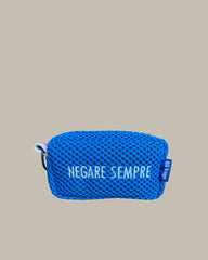 PILLOLA neoprene azzurro + ricamo bianco latte