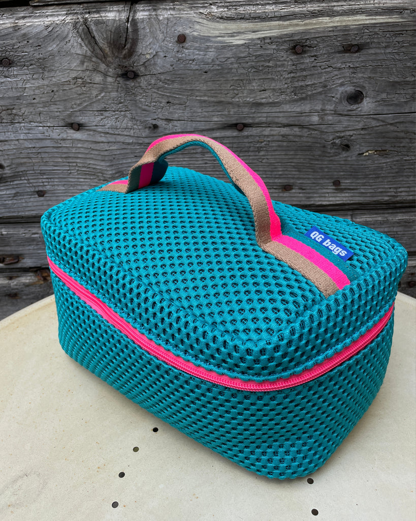 LUISA turquoise neoprene + handle 75