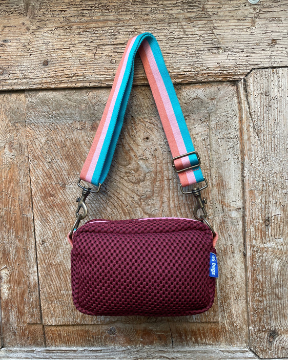 CECI BAG neoprene bordeaux + manico 97