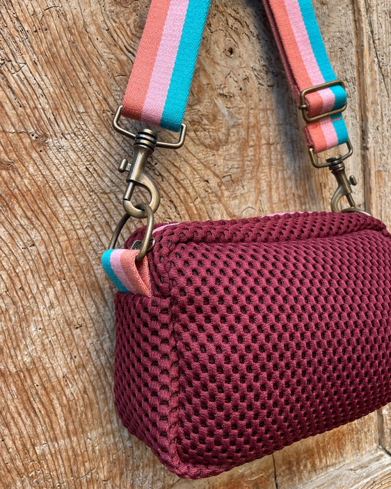 CECI BAG neoprene bordeaux + manico 97