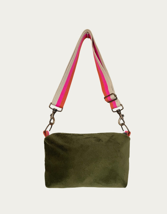 BRIOCHE tessuto spugna verde + manico 99