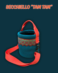 TAM TAM neprene fucsia turchese + manico arancione fluo + fascia speciale