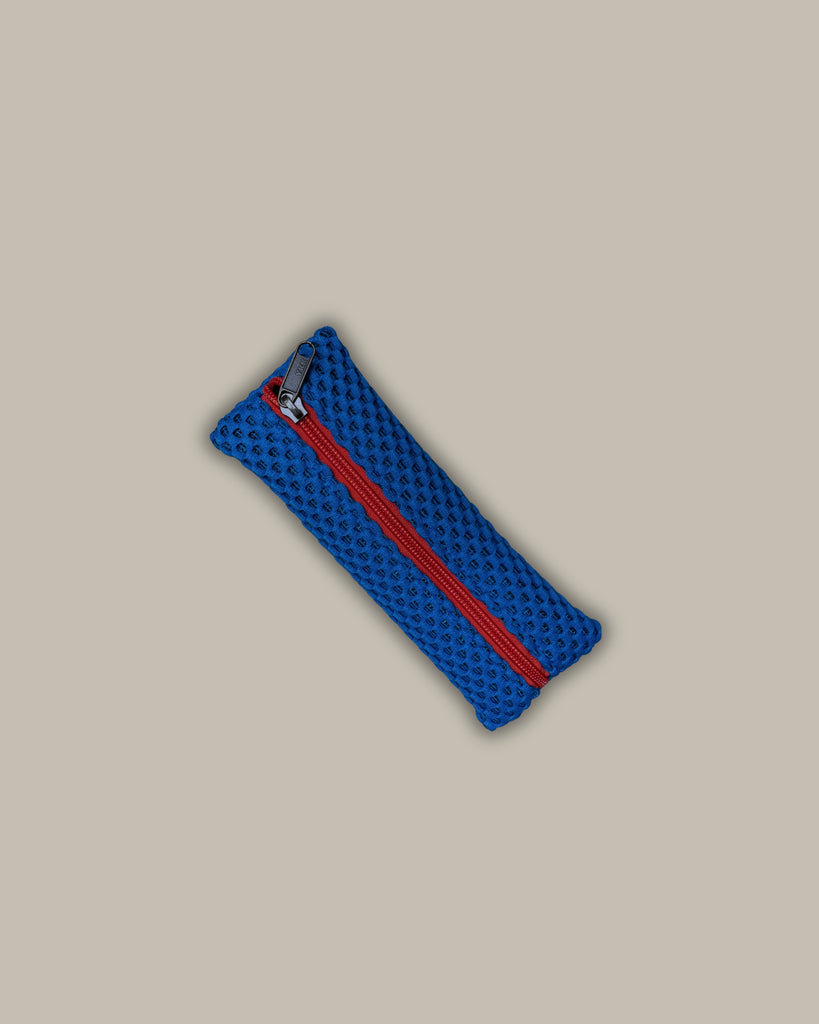 ACCIUGA neoprene blu elettrico + cerniera ciliegia