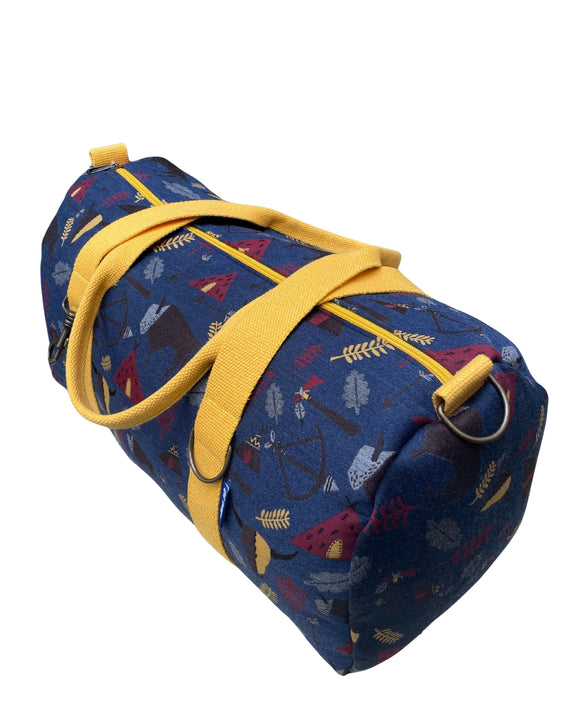 City Bag tessuto SPCIAL + manico giallo