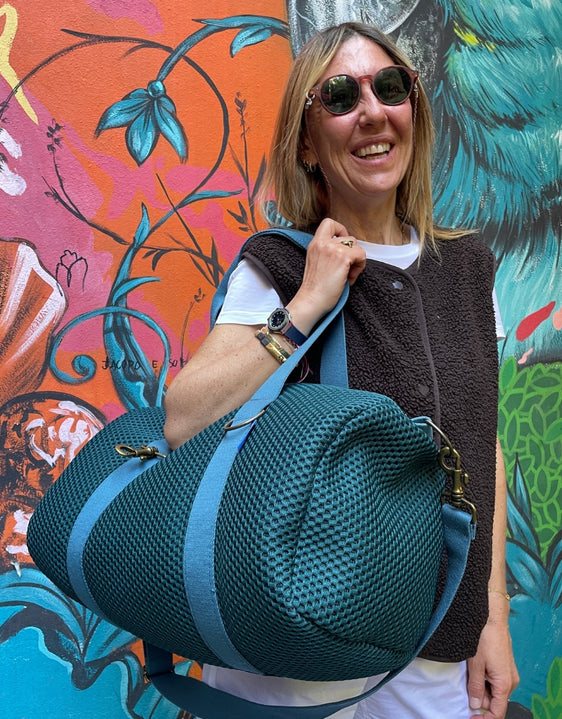 CITY neoprene petrolio + manico petrolio