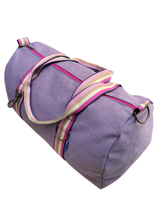 CITY BAG tessuto malva + manico 77