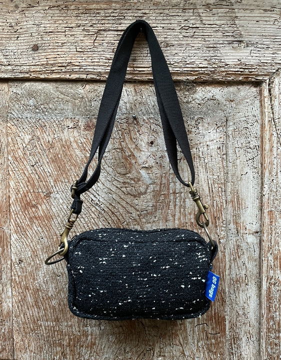 PILLOLA PLUS tessuto vintage B/W + manico nero