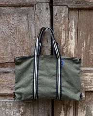 VALENTINA BAG tessuto army + manico 11