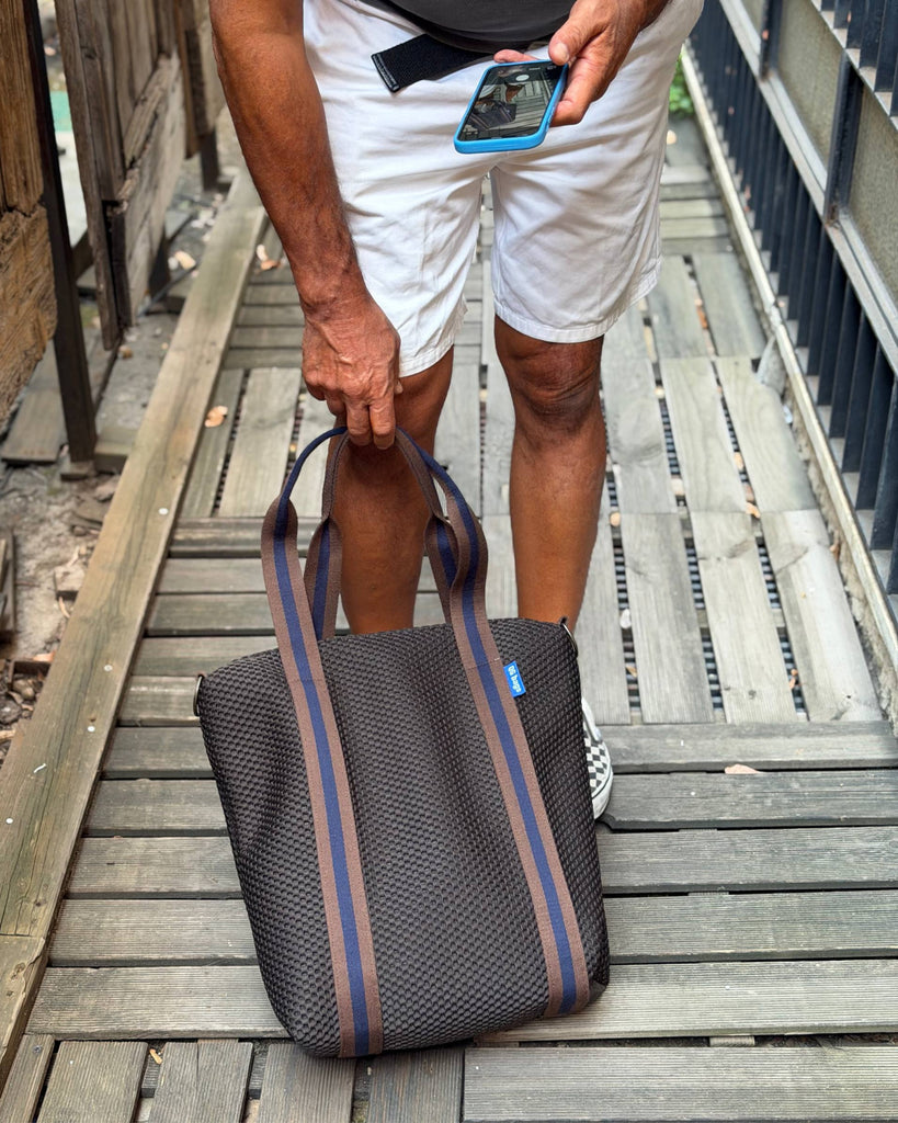 City bag neoprene petrol + handle 95