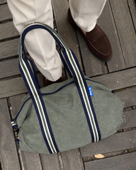 VALENTINA BAG tessuto army + manico 11