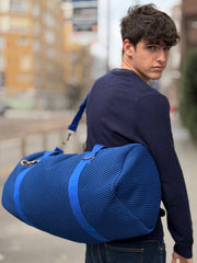 TRAVEL gray herringbone fabric + handle 70