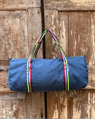 TRAVEL gray herringbone fabric + handle 70