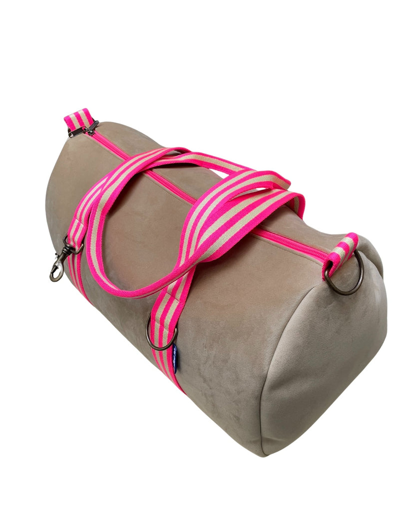 City Bag velluto beige + manico 7