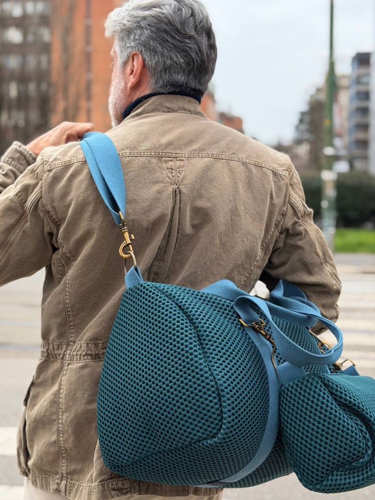 BEAUTY CLASSIC neoprene petrolio - manico petrolio