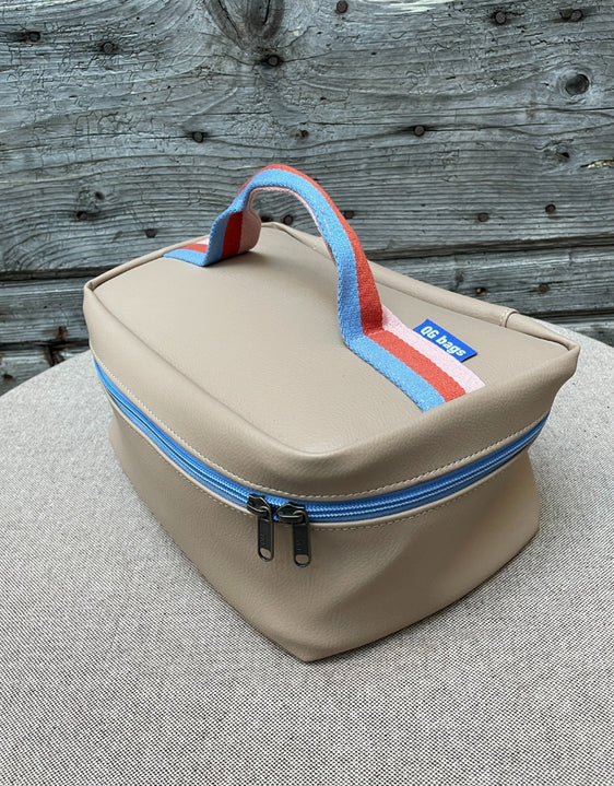 LUISA ecopelle impermeabile avorio + manico 86