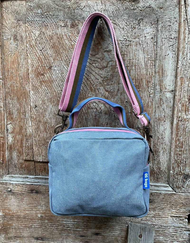 CARLOTTA tessuto avio + manico 93