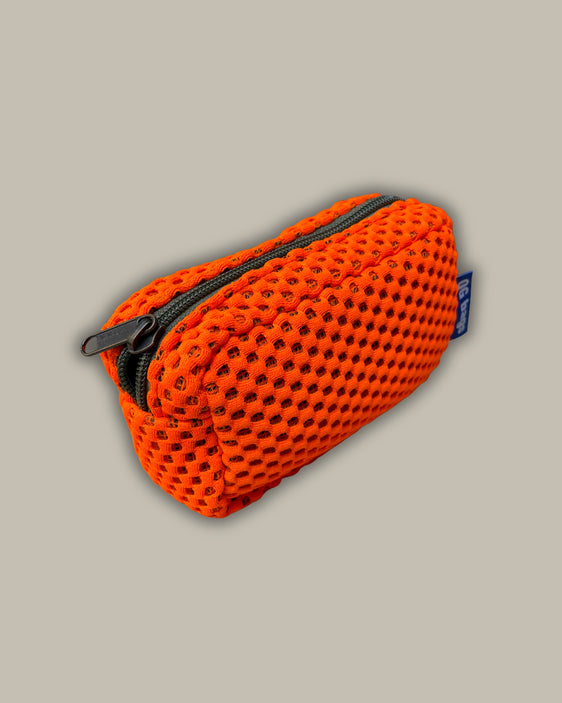 MICRO PILLOLA neoprene arancione fluo + cerniera verde