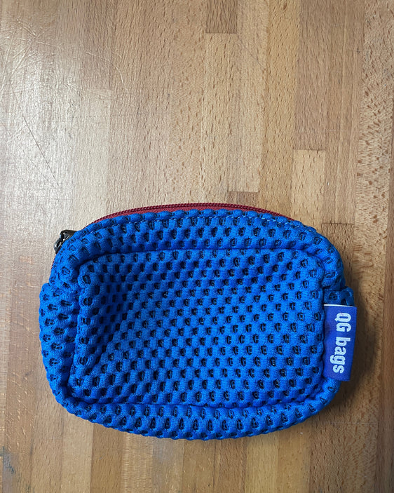 MICRO PILLOLA neoprene azzurro + cerniera fucsia