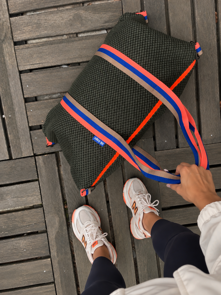 VALENTINA BAG neoprene army + manico 25
