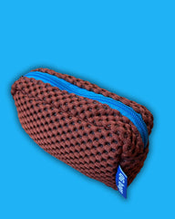 MICRO PILLOLA neoprene ruggine + cerniera azzurra