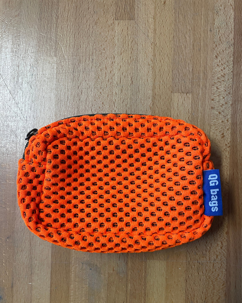 MICRO PILLOLA neoprene arancione fluo + cerniera verde