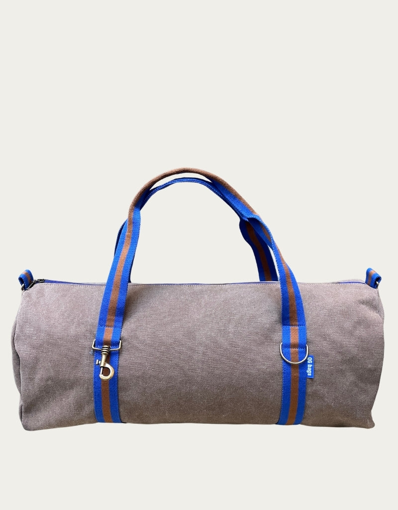 TRAVEL gray herringbone fabric + handle 70