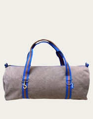 TRAVEL gray herringbone fabric + handle 70