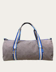 TRAVEL gray herringbone fabric + handle 70