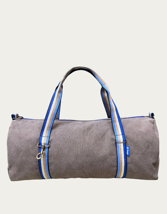 TRAVEL gray herringbone fabric + handle 70