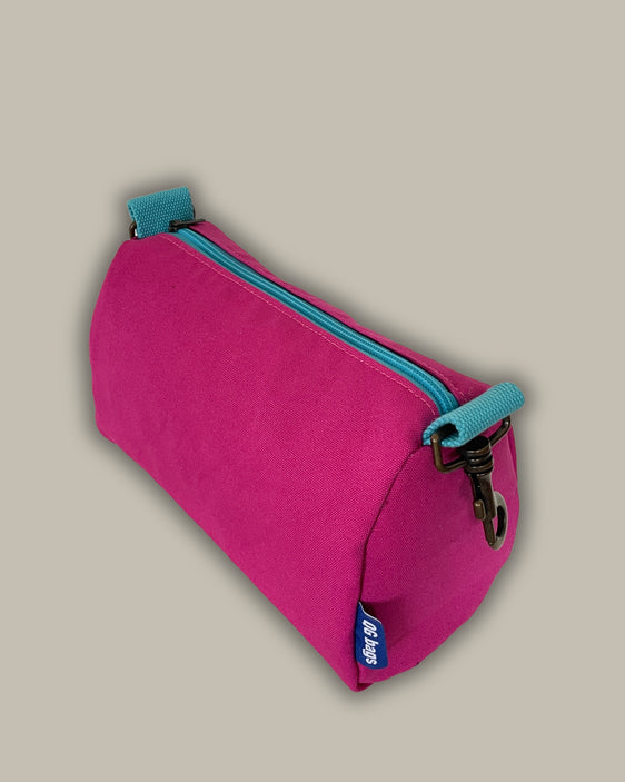 Beauty Classic tessuto fucsia + manico azzurro