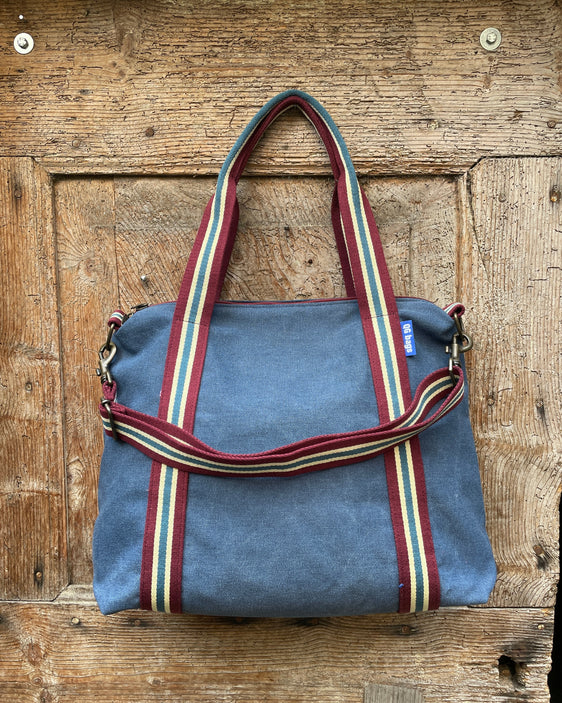 Grace Bag tessuto bluette - manico 10