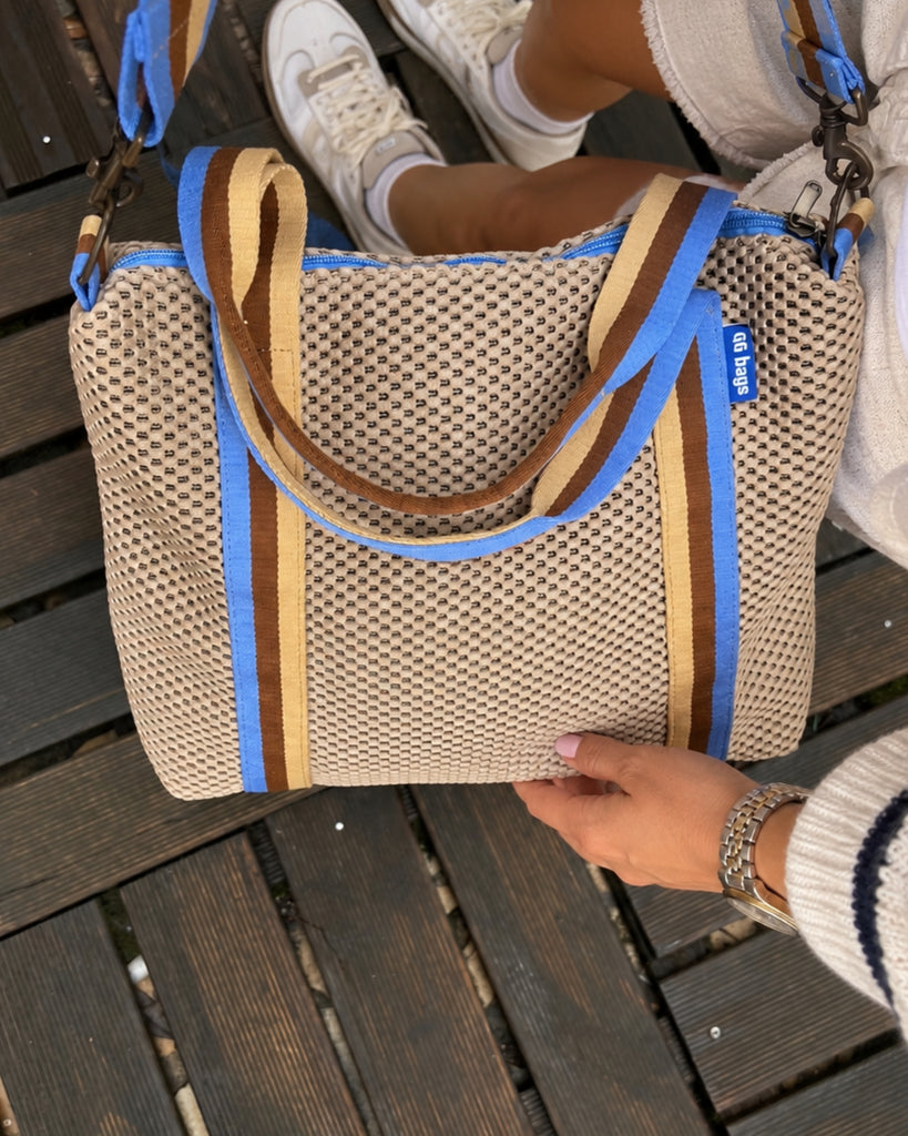 GRACE BAG neoprene beige + manico WES