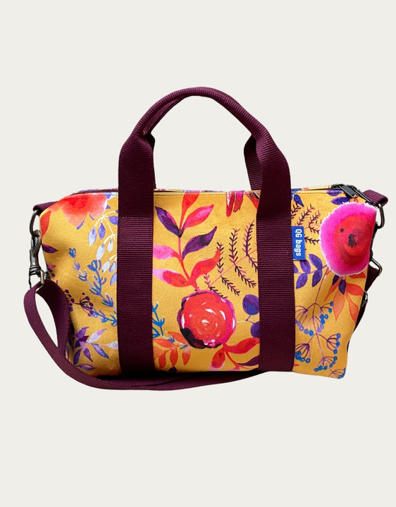 GRESSINA velluto impermeabile Japan giallo + manico bordeaux