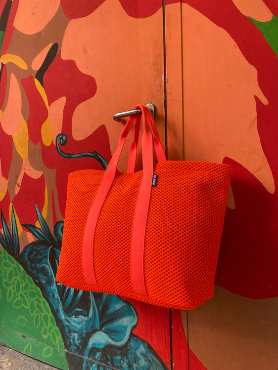 SUPER neoprene arancione fluo + manico arancione fluo