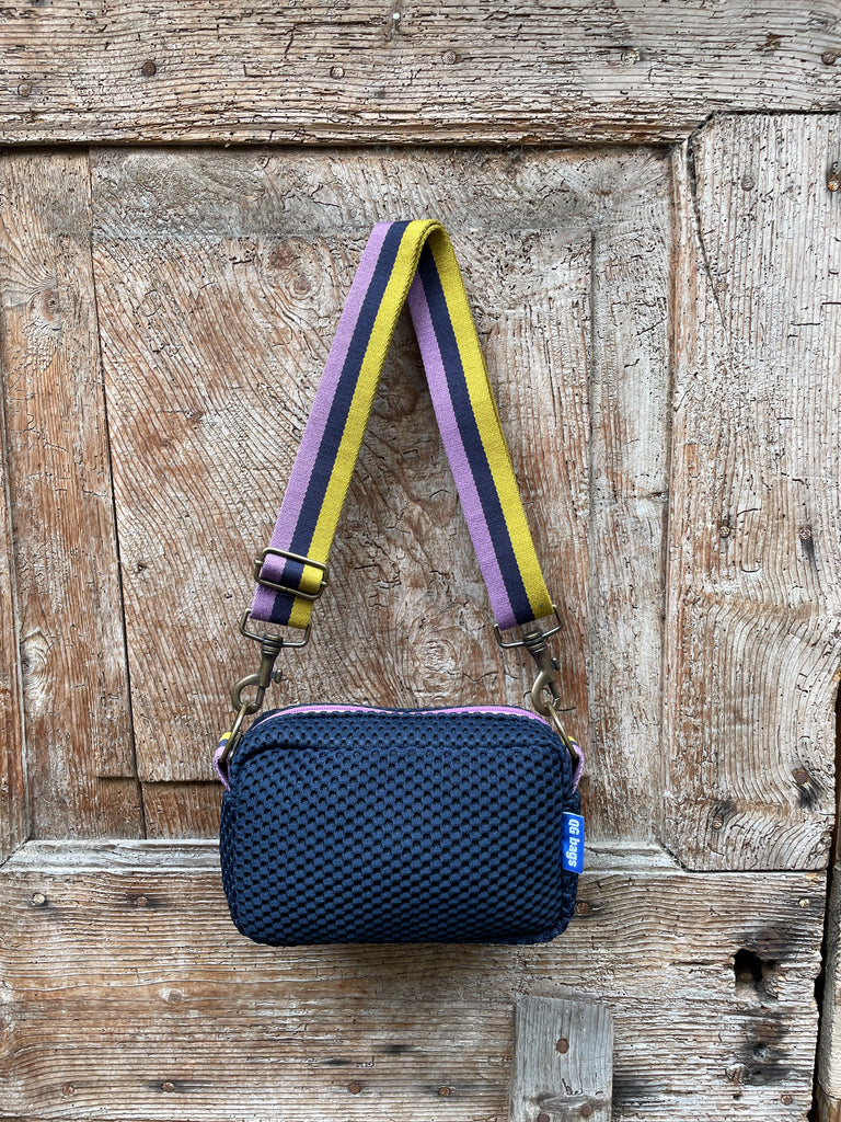 CECI BAG neoprene blu + manico 87