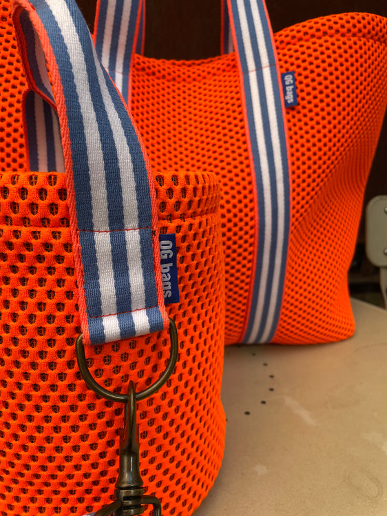 Super Bag neoprene arancione fluo + manico 94