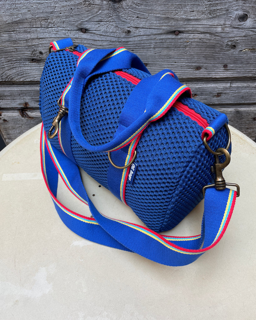 Lady Bag neoprene blu elettrico + manico Collie