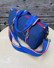 Lady Bag neoprene blu elettrico + manico Collie