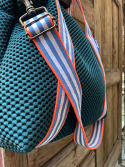 Grace Bag neoprene petrol blue + handle 94
