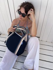 GRACE BAG neoprene blu + manico 98