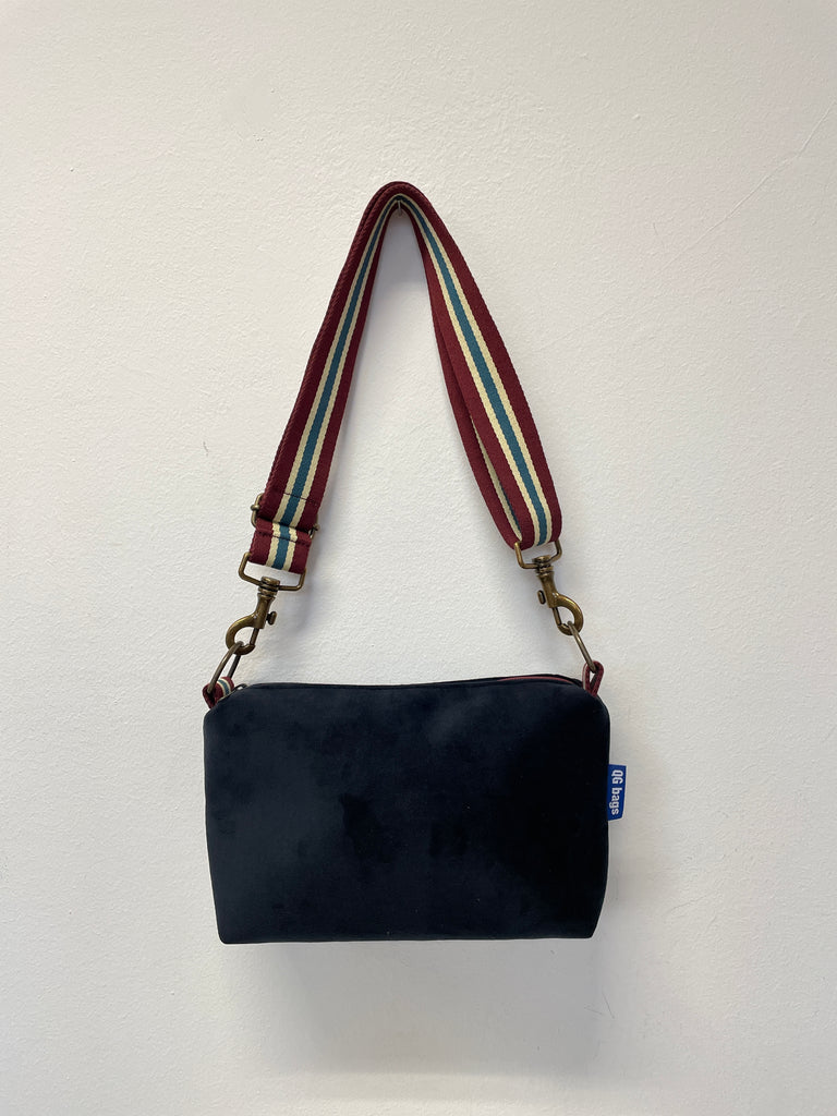 BRIOCHE velluto impermeabile blu + manico 10