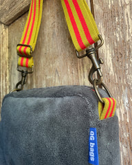 CECI BAG tessuto spugna grigia + manico H