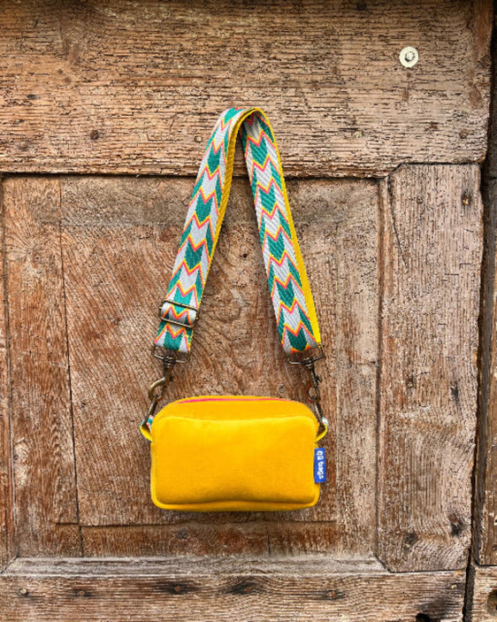 PILLOLA PLUS velluto impermeabile giallo + manico ZigZag