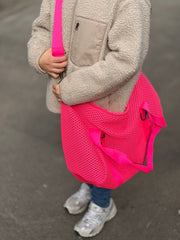 City Bag Monocrome Pink Fluo